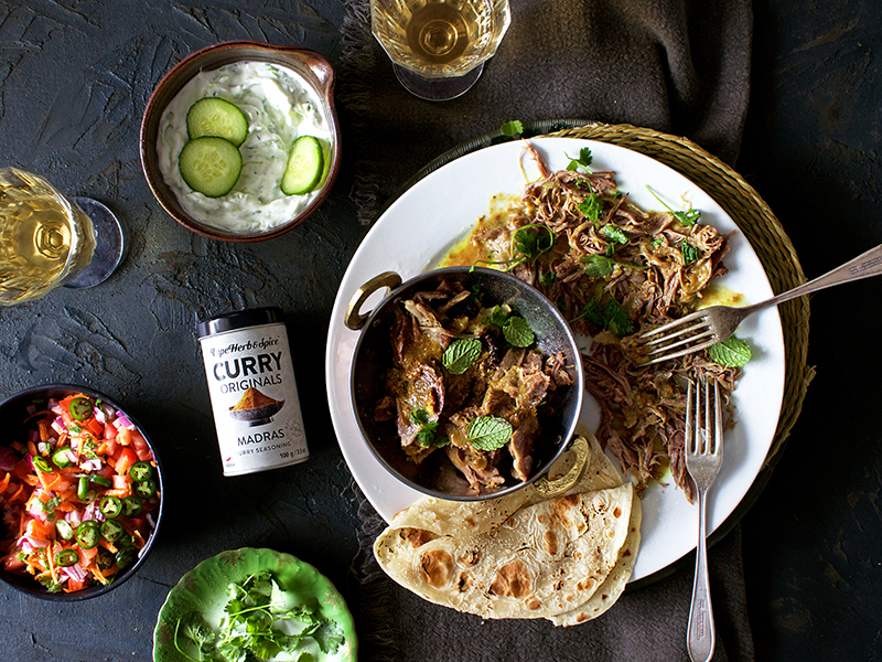 PULLED MADRAS SHOULDER OF LAMB